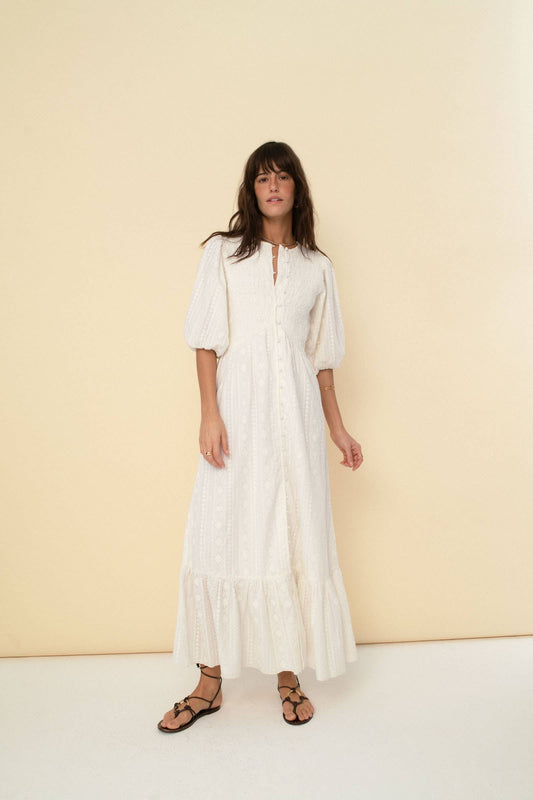 Magnolia Dress Ecru