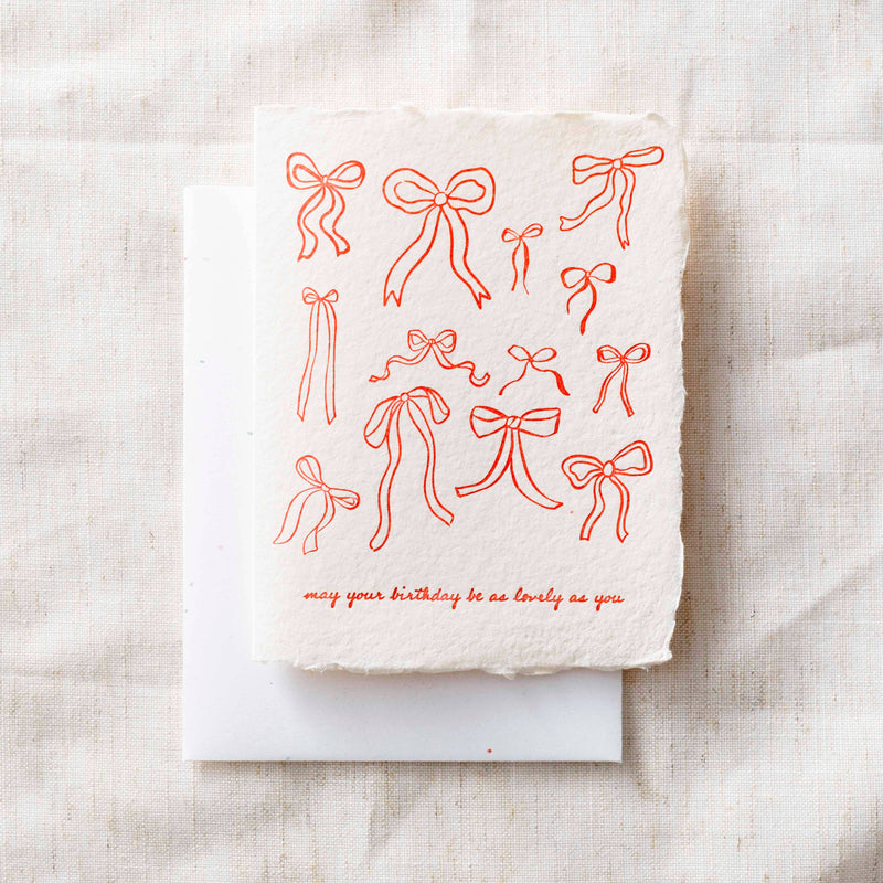 Lovely Birthday Bows | Birthday Celebration Greeting Card