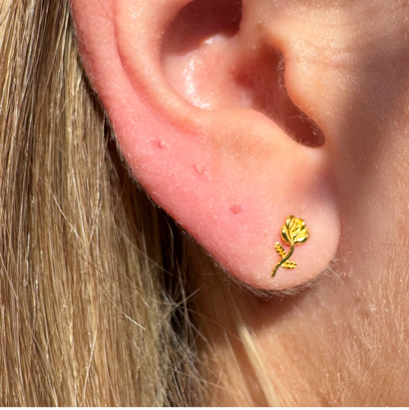 ENCHANTED ROSE STUDS