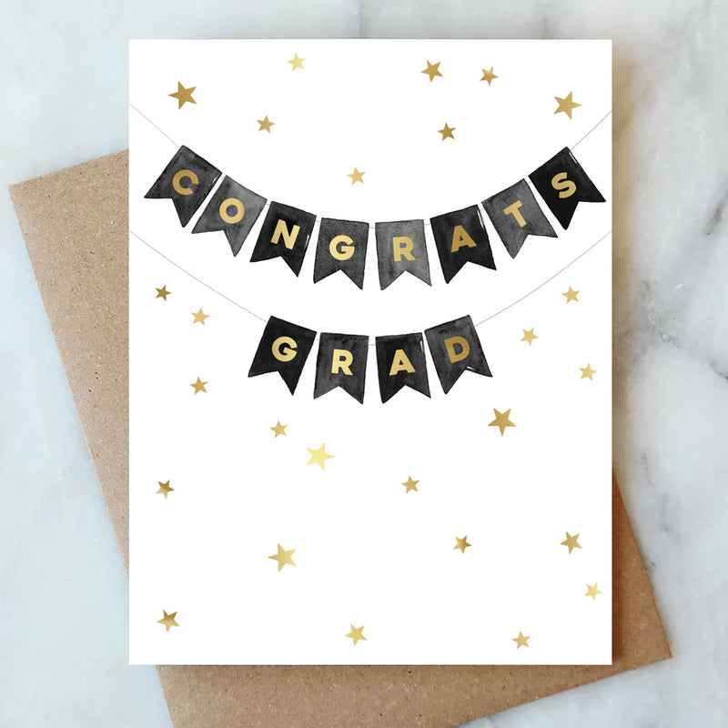 CONGRATS GRAD! BANNER CARD