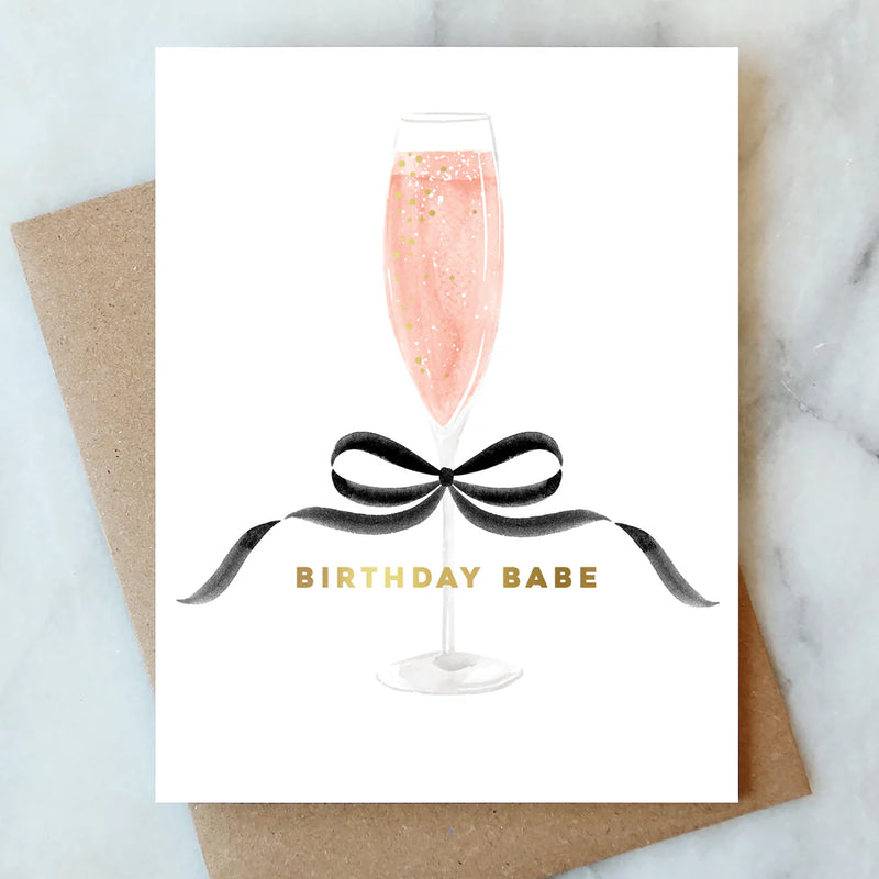 BOW ROSÉ BIRTHDAY BABE