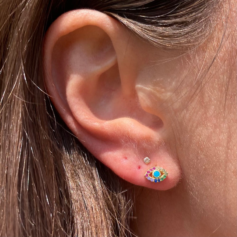 RAINBOW EYE STUDS