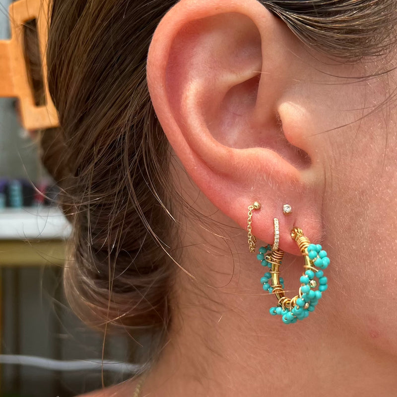 MINI BLOOM HOOPS