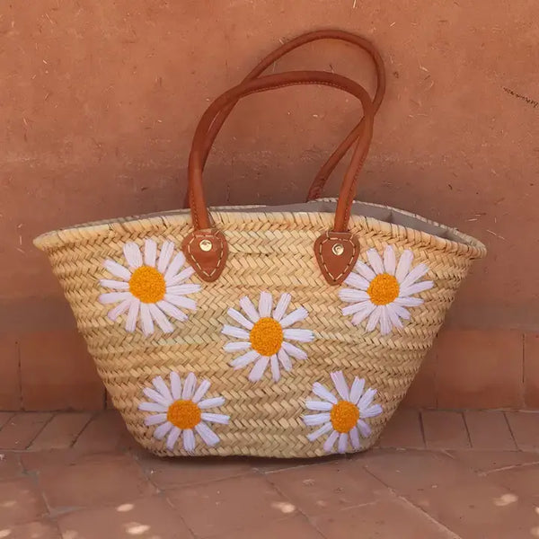Designer Summer Rattan Bag Summer Beach Basket Bag, French