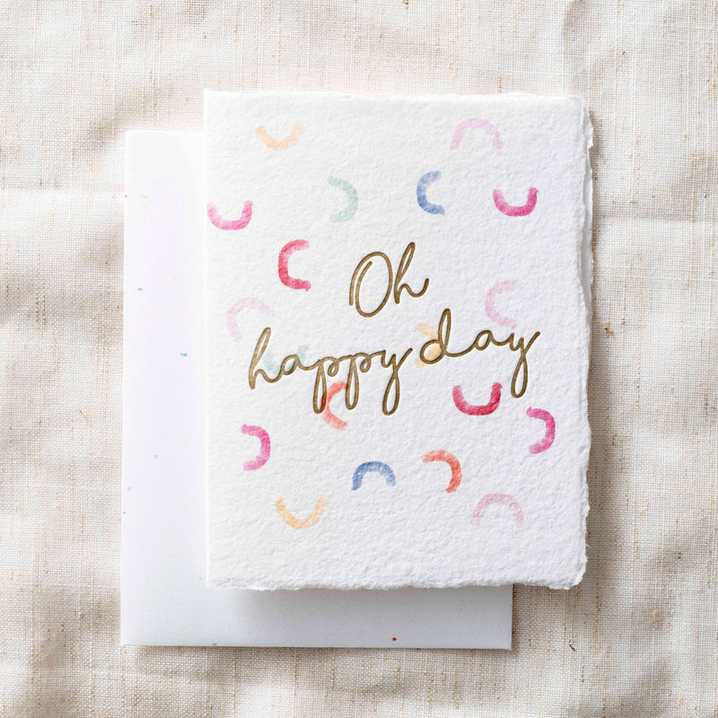 Oh Happy Day | Birthday Celebration Greeting Card