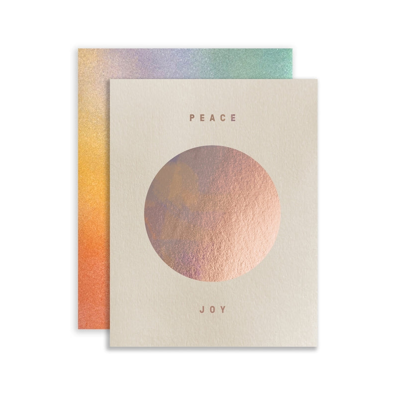 PEACE & JOY CARD