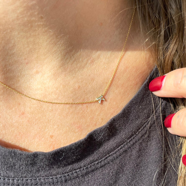TINIEST INITIAL NECKLACE