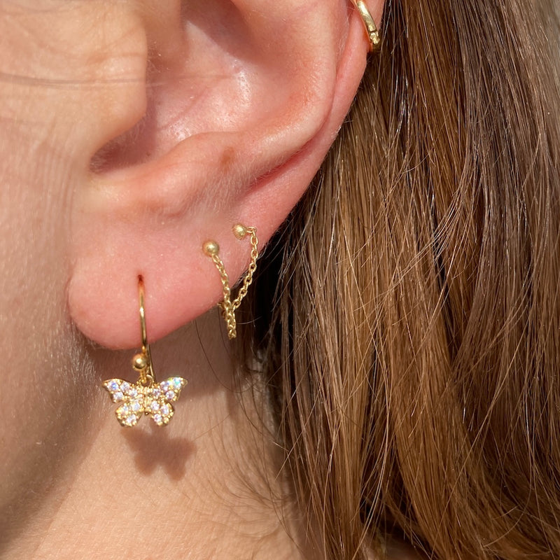 MINI MONARCH EARRINGS