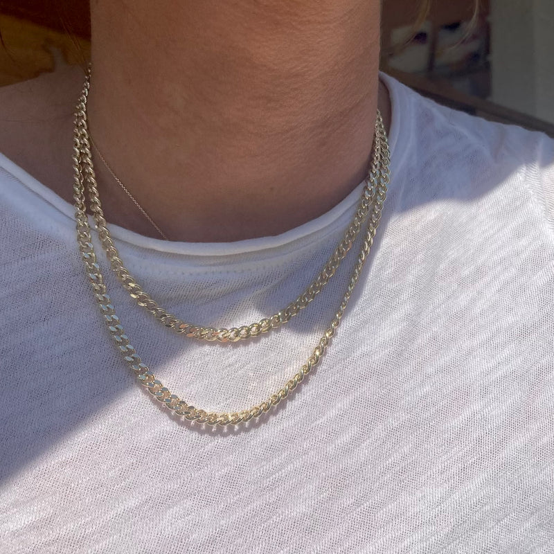 CHUNKY CHAIN LAYER NECKLACE