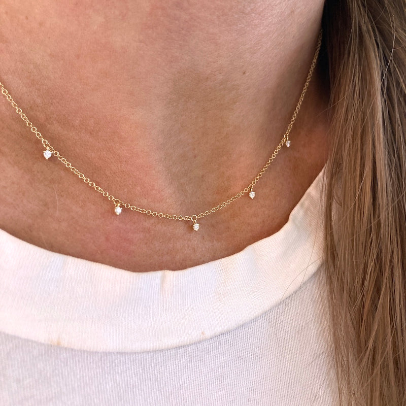 SWEET NOTHING DIAMOND STATION NECKLACE