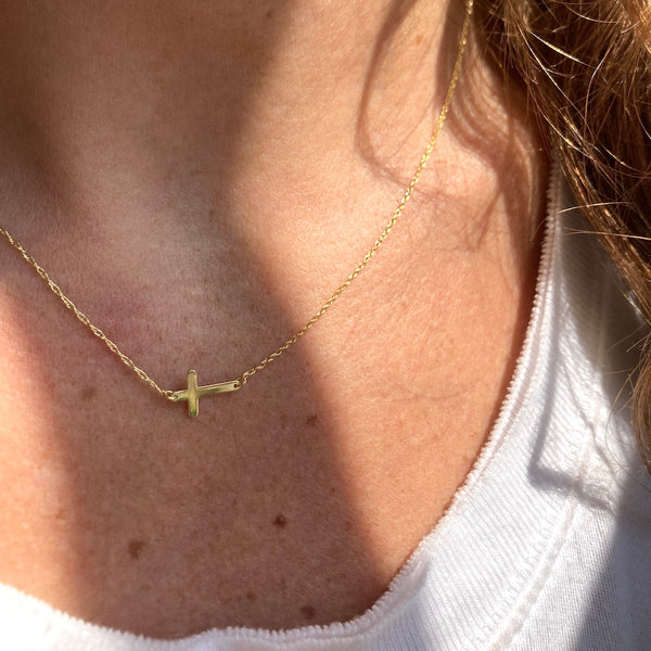 TINIEST SIDEWAYS CROSS