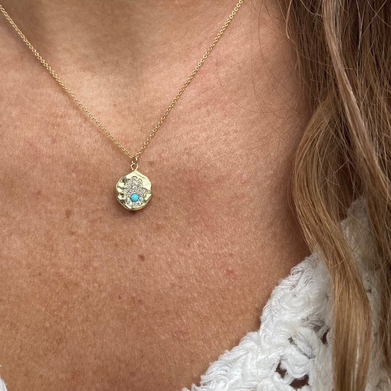 HAMSA PROTECTION AMULET NECKLACE