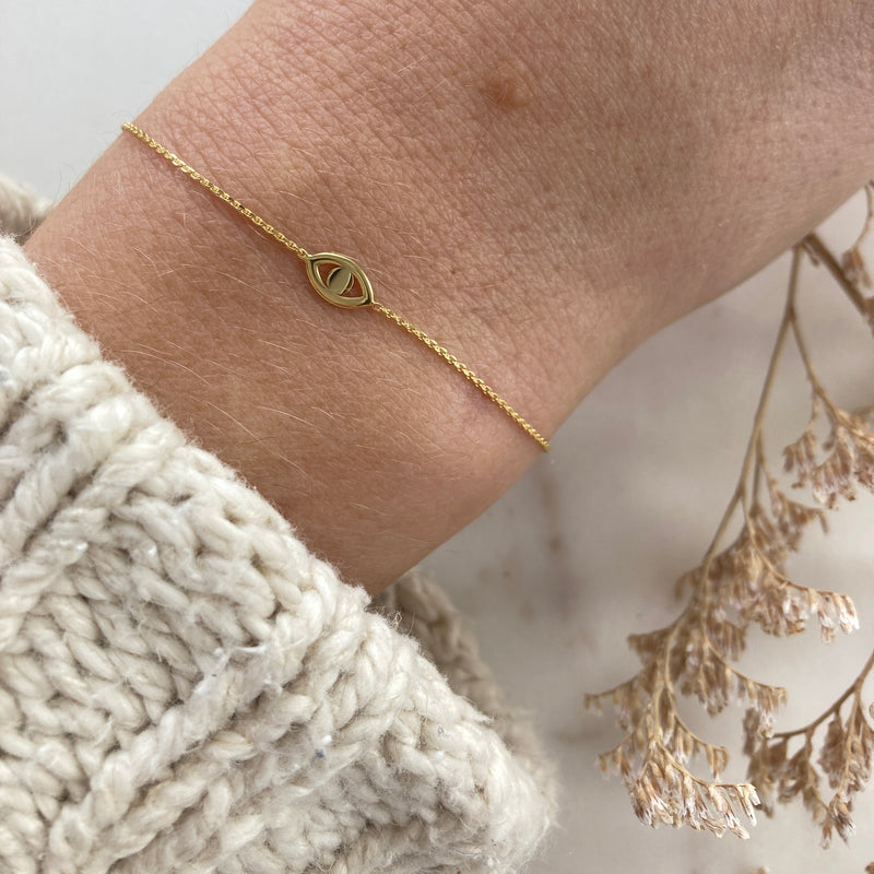 EVIL EYE CUT OUT BRACELET