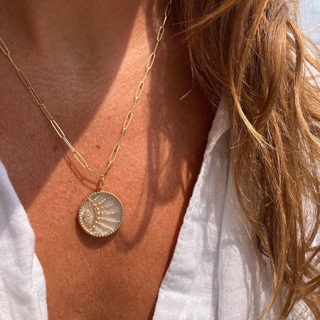 SMALL DISC NECKLACE