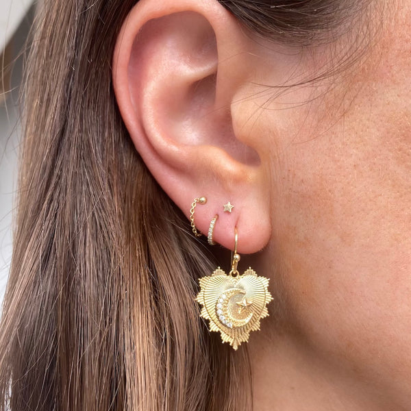 Designer Inspired Bling Earrings