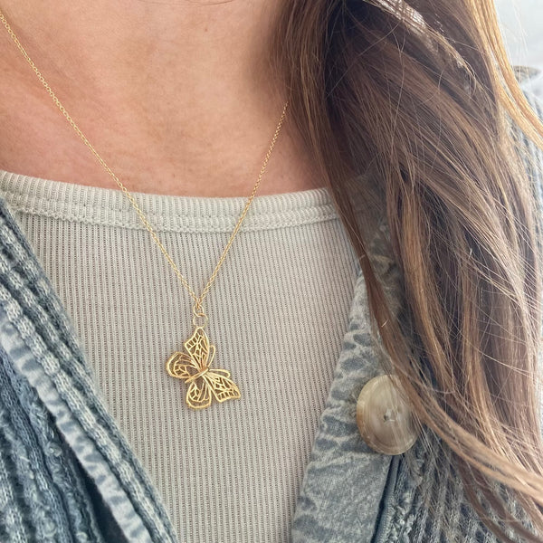 Tiffany and 2025 co butterfly necklace
