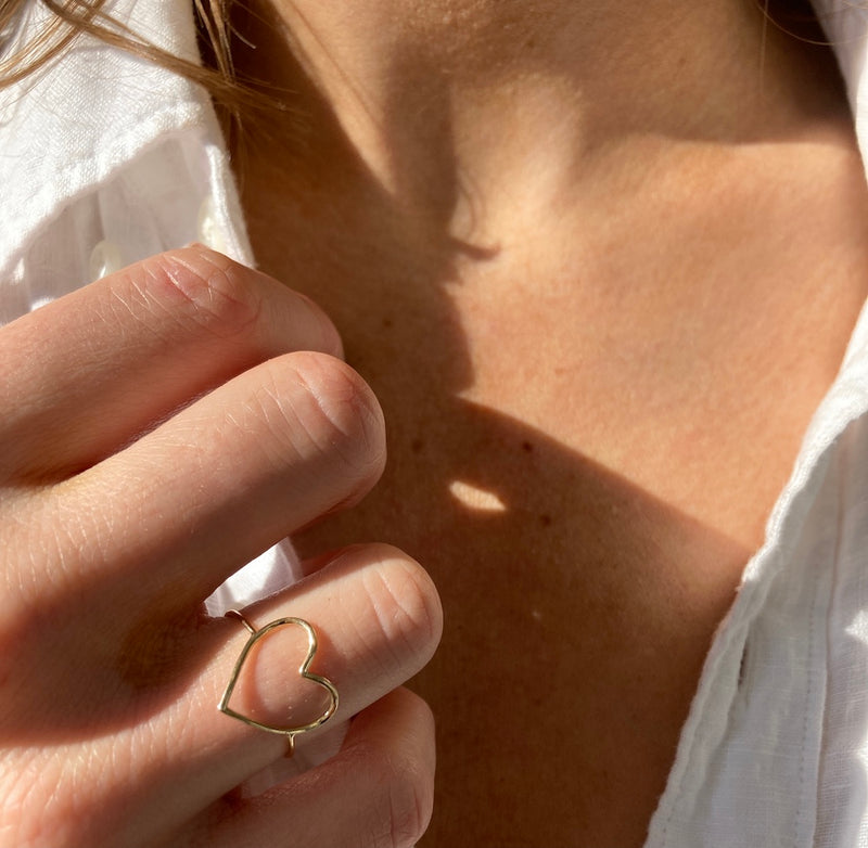 OPEN HEART RING
