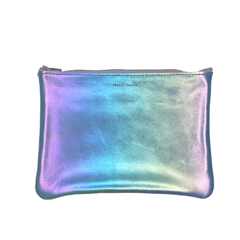 IRIDESCENT MOONSTONE ZIP POUCH