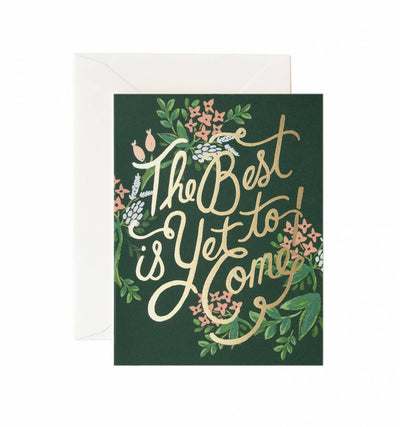 THE BEST IS YET TO COME CARD - katie diamond jewelry