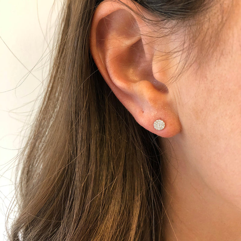 DIAMOND DISC STUDS