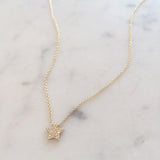 Pave Diamond Star Necklace