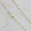Tiny Gold Letter Initial Necklace