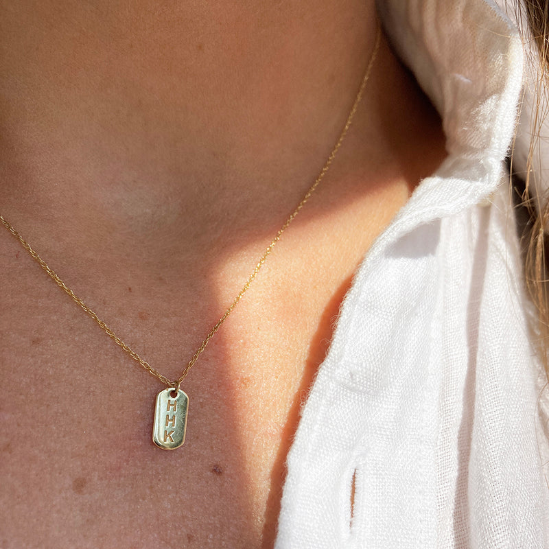 MINI TAG NECKLACE