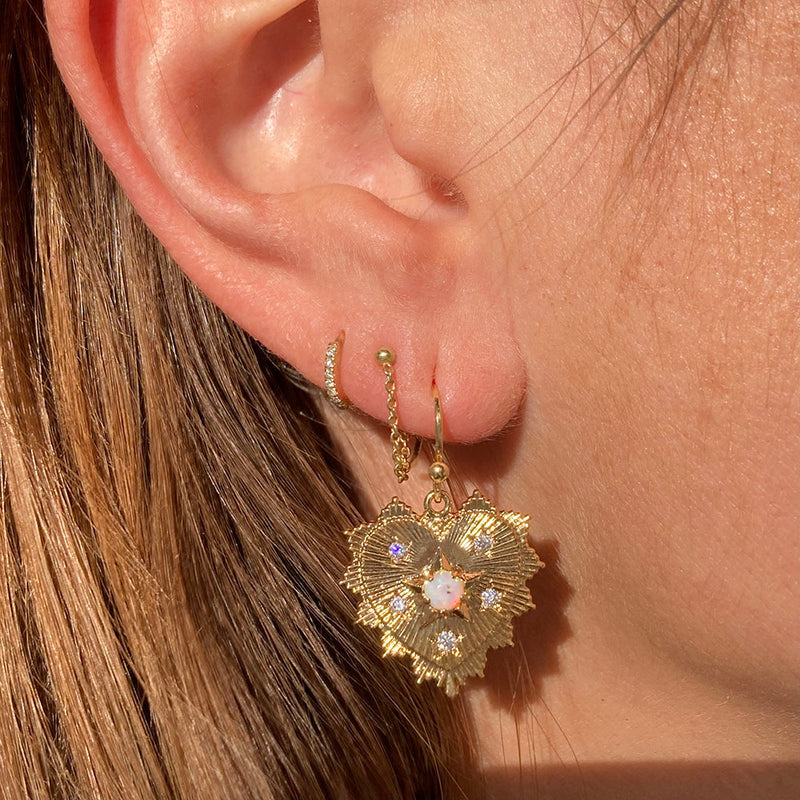COSMIC HEART EARRINGS