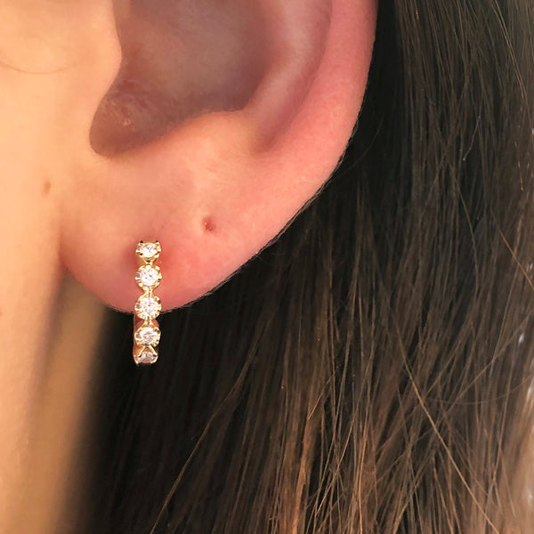 Diamond Earrings, Diamond Studs, Diamond Hoops