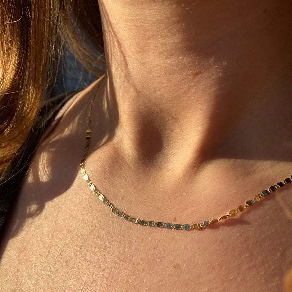 Gold Layering Chain Necklace