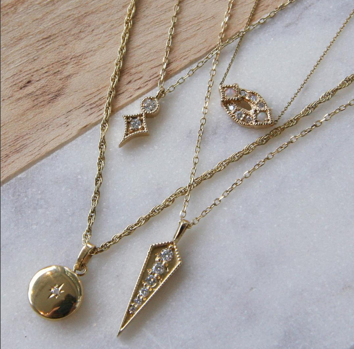 How To Layer Necklaces