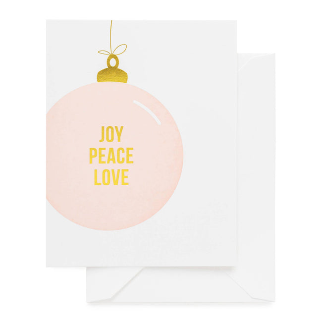Joy Peace Love Ornament