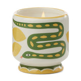 HANDPAINTED CERAMIC CANDLE