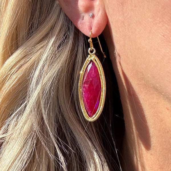 NAVETTE EARRING
