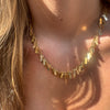 SOL DROP DISC NECKLACE