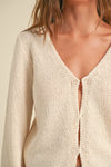 J3978  LIGHT WEIGHT L/S KNIT CARDIGAN