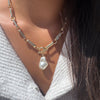 BIG LINK PEARL NECKLACE