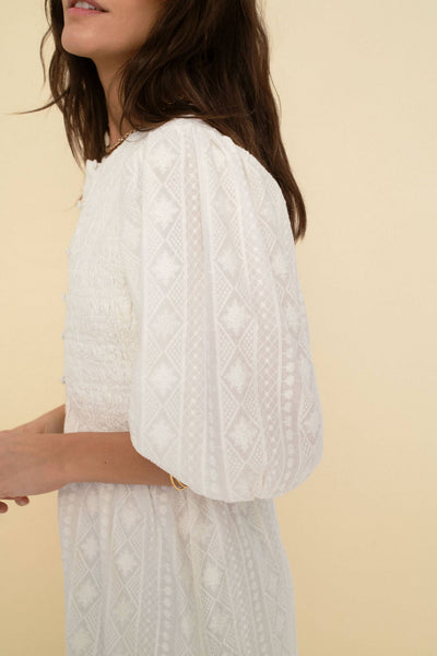 Magnolia Dress Ecru