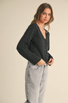 J3978  LIGHT WEIGHT L/S KNIT CARDIGAN