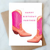 COWBOY BOOTS BIRTHDAY CARD