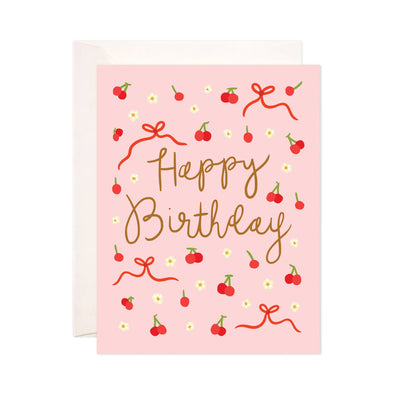 Birthday Cherries Card