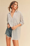 MMT549     STRIPED BUTTON DOWN SHIRTS