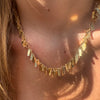 SOL DROP DISC NECKLACE
