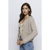 JT9063- TWEED THICK CARDIGAN SWEATER
