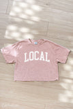 LOCAL Cropped Mineral Graphic Top