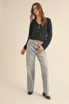 J3978  LIGHT WEIGHT L/S KNIT CARDIGAN