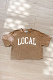 LOCAL Cropped Mineral Graphic Top