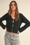 J3978  LIGHT WEIGHT L/S KNIT CARDIGAN