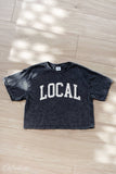 LOCAL Cropped Mineral Graphic Top