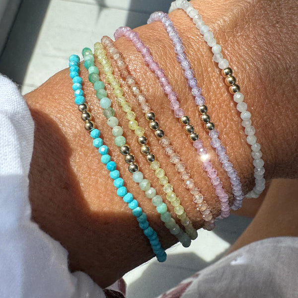 THREE WISHES BEADED BRACELET